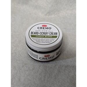 Cremo One-For-All Beard & Scruff Cream Forest Blend NEW 4oz Moisturize Soothe